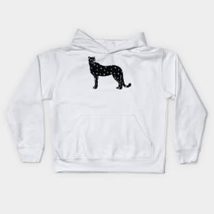 Cosmic Tiger Black Kids Hoodie